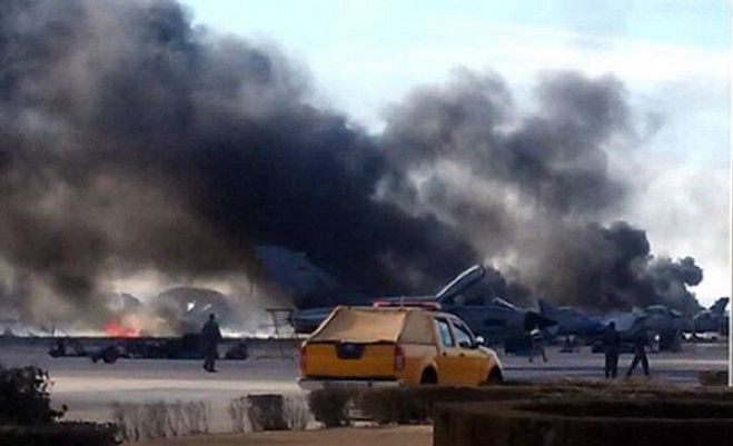 Φωτιά σε πολεμικό αεροσκάφος F-16 στο αεροδρόμιο των Χανίων. Επίσημη ανακοίνωση του ΓΕΑ