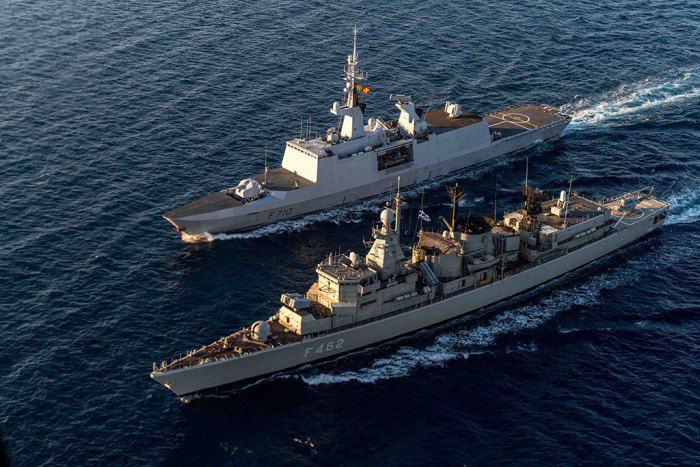Συνεκπαίδευση Πολεμικού Ναυτικού με ΝΑΤΟ στο Κρητικό Πέλαγος