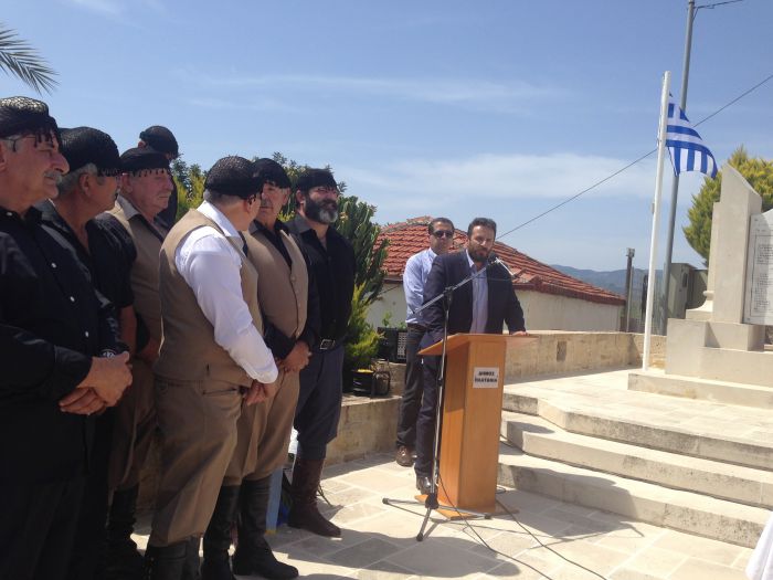 Παράλληλες Εκδηλώσεις τιμής και μνήμης για την 75η Επέτειο της  Μάχης της Κρήτης στη Χρυσαυγή του Δήμου Πλατανιά