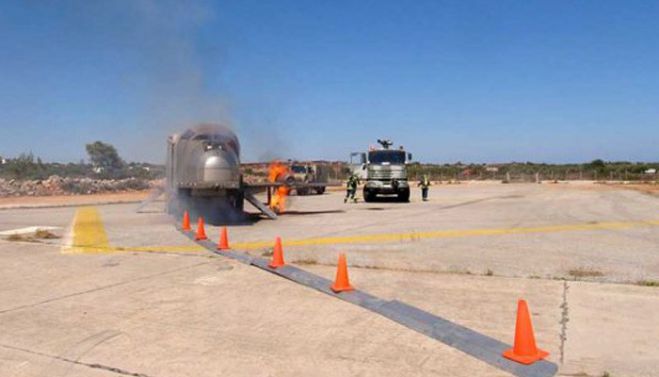 «Πυρκαγιά» σε αεροσκάφος στην βάση των ΗΠΑ στα Χανιά
