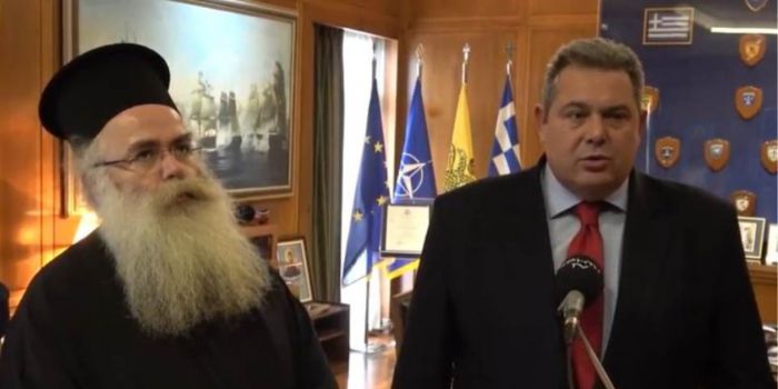 Με Ιεράρχες της Κρήτης ο Πάνος Καμμένος