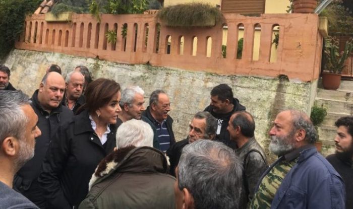 Τεράστιες οι καταστροφές στον Ντερέ