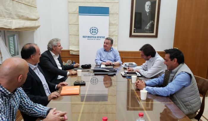 Συνάντηση Περιφερειάρχη Κρήτης με τον Πρόεδρο του ΟΑΚ