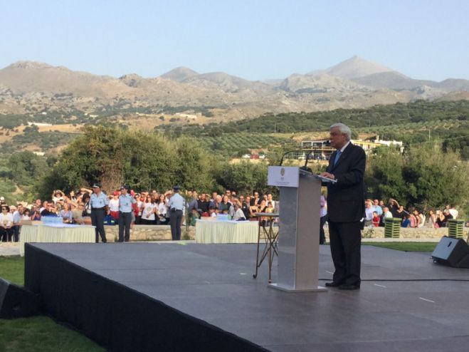Εγκαινιάστηκε το μουσείο της Ελεύθερνας από τον Πρόεδρο της Δημοκρατίας