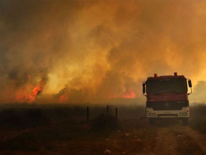 Σοβαρές ζημιές σε αγροικία έπειτα από πυρκαγιά στο Ηράκλειο