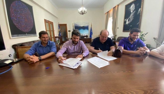 Σύμβαση για την ενεργειακή αναβάθμιση του σχολικού συγκροτήματος Κουμπέ