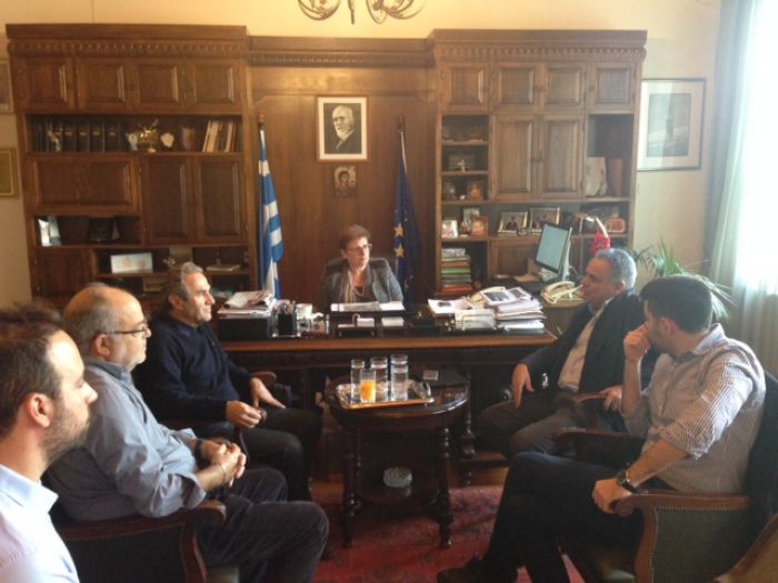 Συνάντηση με την Αντιπεριφερειάρχη Ρεθύμνης είχε σήμερα ο Γραμματέας της Κοινοβουλευτικής Ομάδας του ΣΥΡΙΖΑ