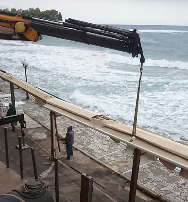 Ξηλώθηκαν αυθαίρετες κατασκευές στο Κουμ Καπί