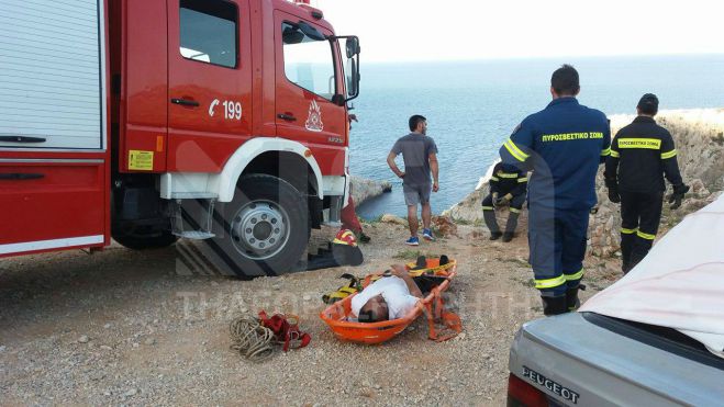 Τραυματισμός περιπατητή στα Σεϊτάν Λιμάνια στο Ακρωτήρι Χανίων