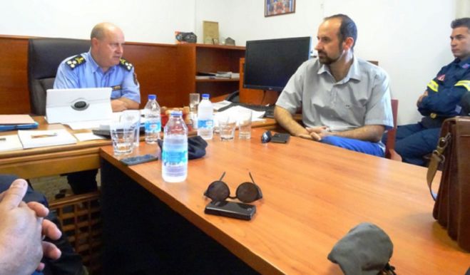 Επίσκεψη Υπαρχηγού Πυροσβεστικού Σώματος στην Π.Υ. Κισάμου