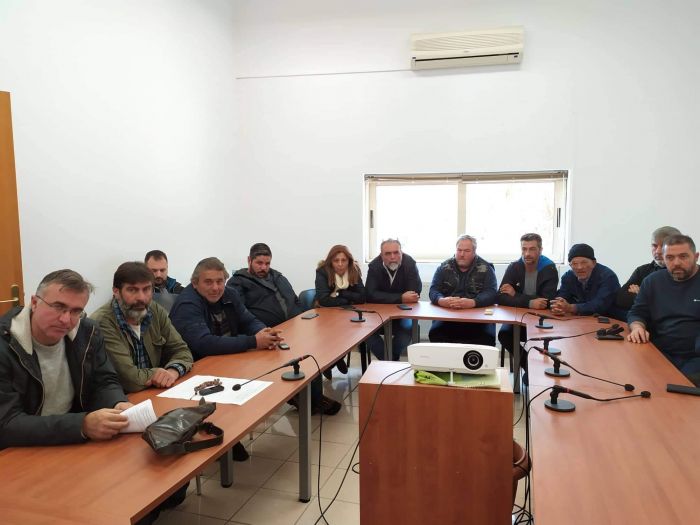 Συνάντηση στα γραφεία της ΔΕΥΑΒΑ με τους τοπικούς της δημοτικής ενότητας Κολυμβαρίου