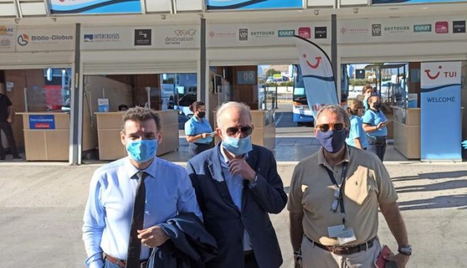 Η Περιφέρεια Κρήτης στην πρώτη επίσημη υποδοχή αεροσκάφους