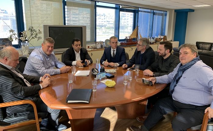 Με το Ν. Σαντορινιό συναντήθηκαν οι πρόεδροι των Επιμελητηρίων Κρήτης