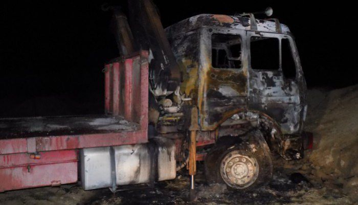 «Μπουρλότο» σε χωματουργικά μηχανήματα στην Ιεράπετρα