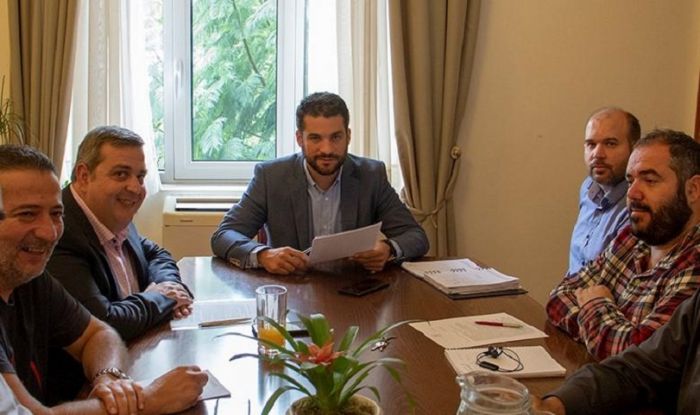 Το ΔΣ του Εμπορικού συλλόγου Χανίων δέχτηκε ο Δήμαρχος κ.Σημανδηράκης