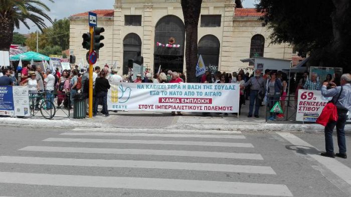 Κινητοποιήσεις για την Βάση της Σούδας