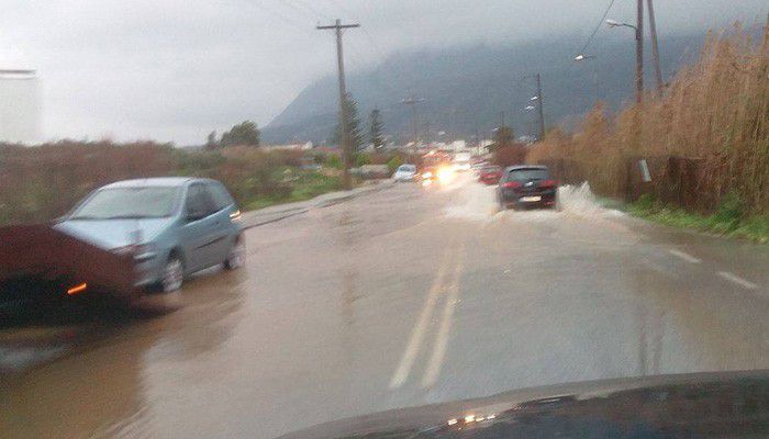 Κατακλυσμός στην δυτική Κρήτη