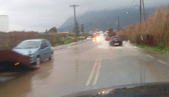 Κατακλυσμός στην δυτική Κρήτη