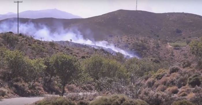 Σε ύφεση οι μεγάλες φωτιές σε Κάντανο και Κίσαμο