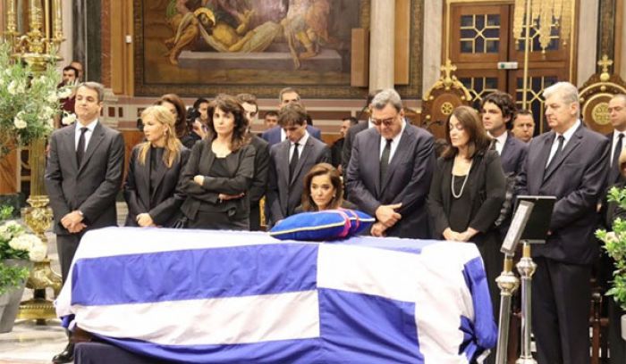 Το τελευταίο αντίο στον Κωνσταντίνο Μητσοτάκη