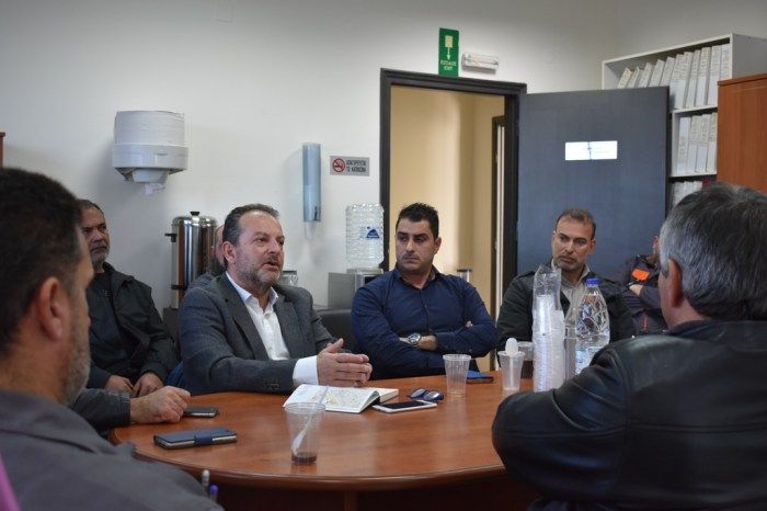 Επίσκεψη Αρχοντάκη στις εγκαταστάσεις της ΔΕΔΙΣΑ