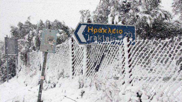 Προβλήματα λόγω κακοκαιρίας στο Ηράκλειο