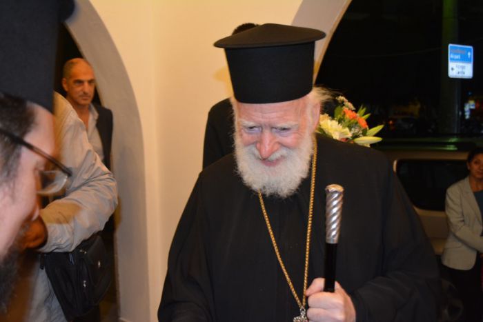 Ο Αρχιεπίσκοπος Κρήτης στα Χανιά