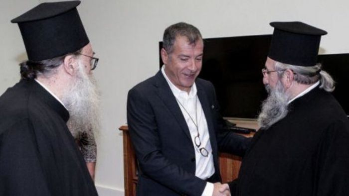 Αντιπροσωπεία της Εκκλησίας της Κρήτης συνάντησε ο Στ. Θεοδωράκης