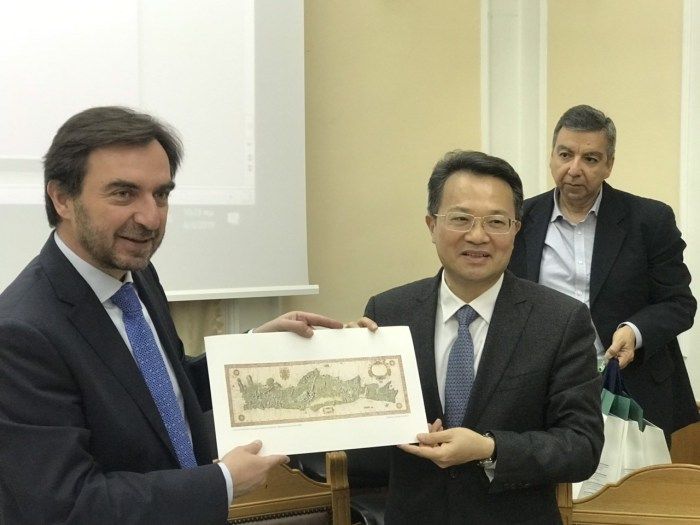 Επίσκεψη Κινέζικης Αντιπροσωπείας στη Περιφέρειας Κρήτης