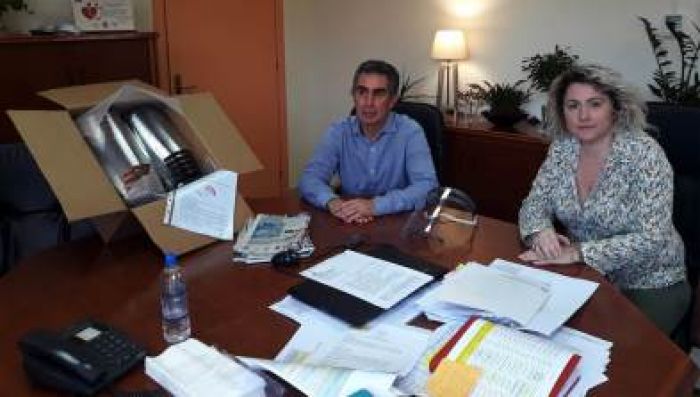 200 προστατευτικές μάσκες προσώπου παραδόθηκαν στην 7η ΥΠΕ