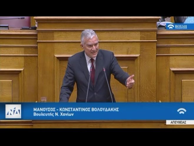 &Sigma;&tau;&eta; &Beta;&omicron;&upsilon;&lambda;ή &phi;έ&rho;&nu;&epsilon;&iota; &omicron; &Mu;.&Beta;&omicron;&lambda;&omicron;&upsilon;&delta;ά&kappa;&eta;&sigmaf; &tau;&omicron; &theta;έ&mu;&alpha; &tau;&omicron;&upsilon; &Delta;&eta;&mu;&omicron;&tau;&iota;&kappa;&omicron;ύ &Sigma;&chi;&omicron;&lambda;&epsilon;ί&omicron;&upsilon; &tau;&omicron;&upsilon; Έ&lambda;&omicron;&upsilon;&sigmaf; &Kappa;&iota;&sigma;ά&mu;&omicron;&upsilon;