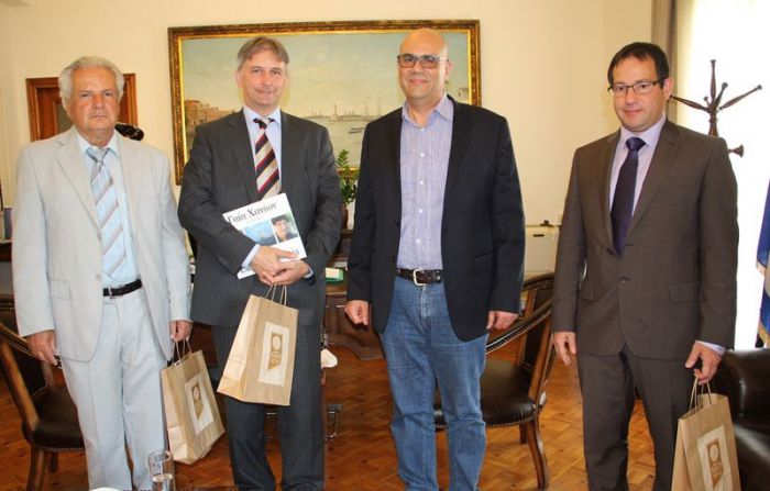 Εθιμοτυπική επίσκεψη Πρέσβεων Αυστρίας & Ουγγαρίας στον Δήμαρχο Χανίων