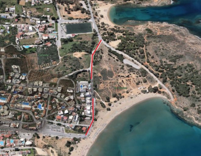 Αύριο η δίκη για τον δρόμο στην Χρυσή Ακτή Χανίων.