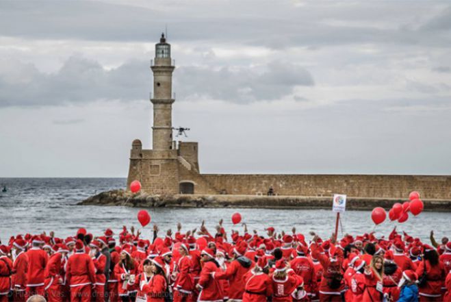 Santa Run Chania 2018 - &Rho;&alpha;&nu;&tau;&epsilon;&beta;&omicron;ύ &sigma;&tau;&eta;&nu; 1&mu;&mu; &sigma;&tau;&omicron; 1&omicron; &Gamma;&upsilon;&mu;&nu;ά&sigma;&iota;&omicron; &Chi;&alpha;&nu;ί&omega;&nu;