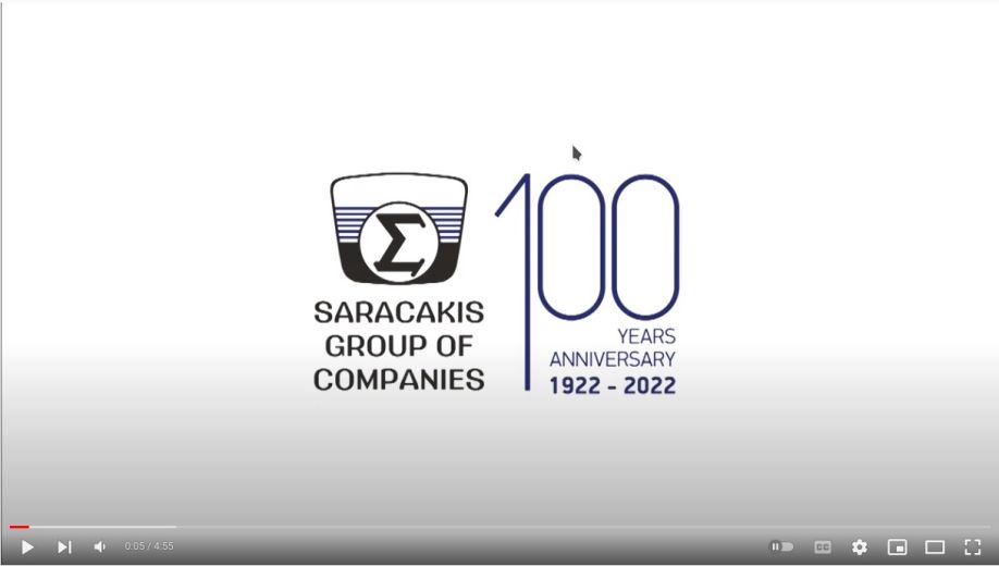 Οι εργαζόμενοι του Ομίλου Επιχειρήσεων Σαρακάκη γιορτάζουν τα 100 χρόνια από την ίδρυσή του με ένα video έκπληξη!