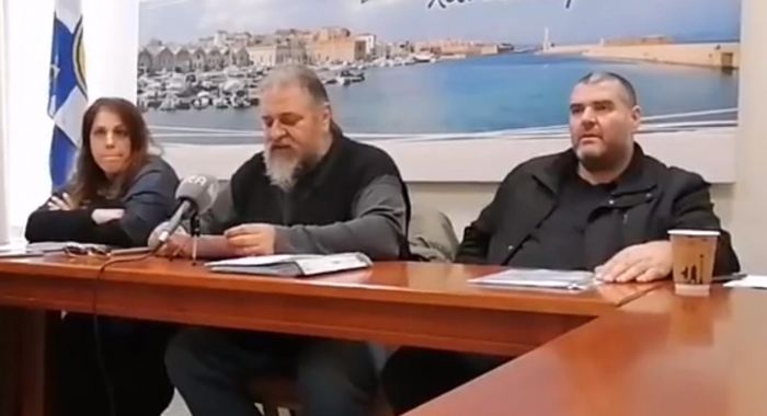 Συνέντευξη τύπου των οικιστών της περιοχής Σταυρού Ακρωτηρίου .