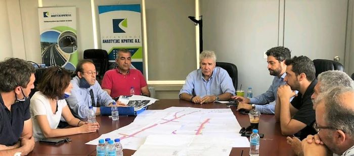 Σύσκεψη στα γραφεία του ΟΑΚ για την προσβασιμότητα στο εργοτάξιο της οδού Μουρνιών