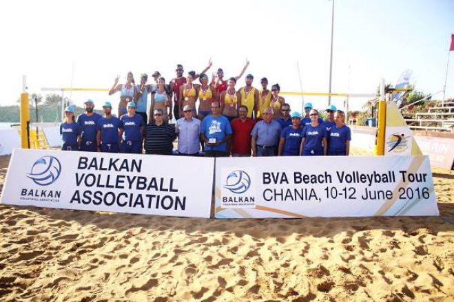 Σε υψηλό επίπεδο η διοργάνωση του 3ου Βαλκανικού τουρνουά Beach Volley στα Χανιά