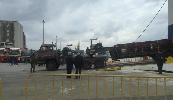 Έφτασαν στα Χανιά οι επιχειρησιακές γέφυρες του στρατού