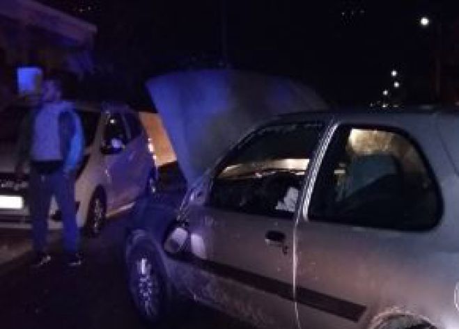 Ανατράπηκε αυτοκίνητο σε τροχαίο στην περιοχή της Σούδας