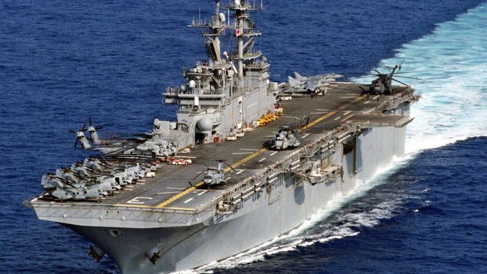 Στη Σούδα το ελικοπτεροφόρο USS Kearsarge